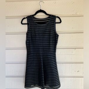 Parker sleeveless black dress